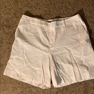 Ralph Lauren Size 14 White Cotton Shorts NWOT